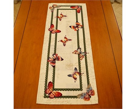Butterflies B Tapestry Runner 37cm x 100cm