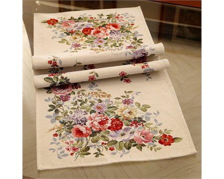 Colorful Bouquet Tapestry Runner 43cm x 135cm