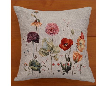 Red Poppies Tapestry Cushion Cover 42cm x 42cm