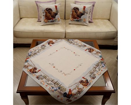 Farm Square Tapestry Tablecloth 100cm