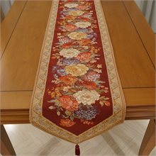 Phaedra Red Tapestry Runner 33cm x 175cm