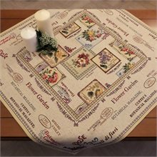 Botanical Garden Square Tapestry Tablecloth 135cm