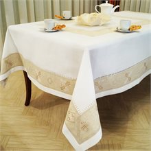 Lefkaditiko Traditional Rectangular Tablecloth 170cm x 220cm