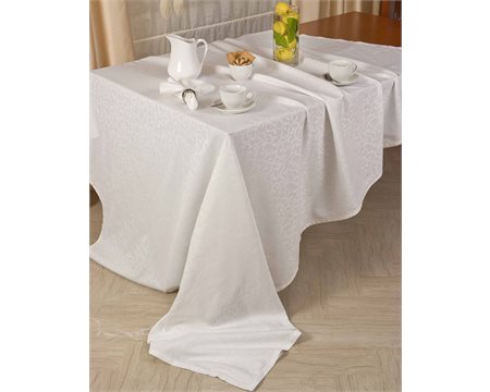 Ζακάρ Τραπεζομάντηλο Μακρόστενο 175cm x 350cm με 12 πετσέτες