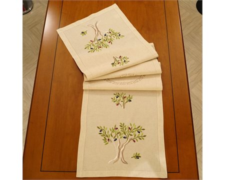 Δέντρο της Ελιάς Ράνερ με κέντημα μηχανής 45cm x 190cm