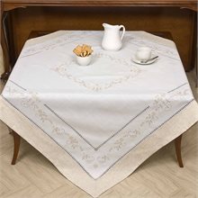 Julia Handmade Square Tablecloth 135cm