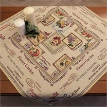 Botanical Garden Square Tapestry Tablecloth 100cm