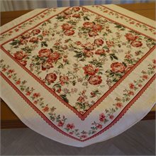 Roses Square Tapestry Tablecloth 135cm