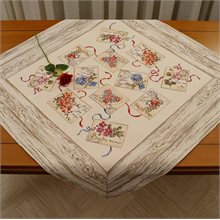 Cartes Postales Square Tapestry Tablecloth 135cm