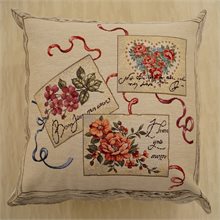 Cartes Postales Tapestry Cushion Cover 42cm x 42cm