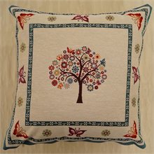 Tree-Butterflies Cushion Cover 42cm x 42cm