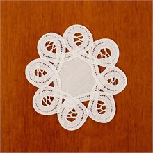 Lace Handmade Cotton Coaster 10cm