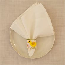 Little Chicken Machine-embroidered Napkin Ring