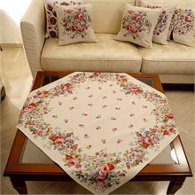 Colorful Bouquet Tapestry Square Tablecloth 140cm