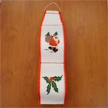 Άι-Βασίλης Θήκη για Χαρτί Τουαλέτας με κέντημα μηχανής